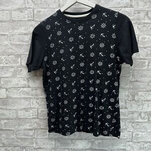 BROKEN Threads men’s small short sleeve graphic‎ tee shirt anchor black used